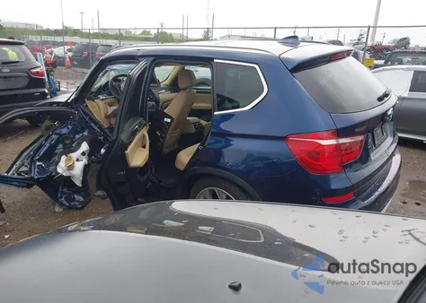 2017 BMW X3 xDrive28I z USA, uszkodzony, nr VIN 5UXWX9C50H0T09821